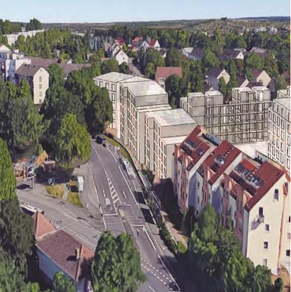 Micro Living Der Schöfferhof in Kassel, Luftbild