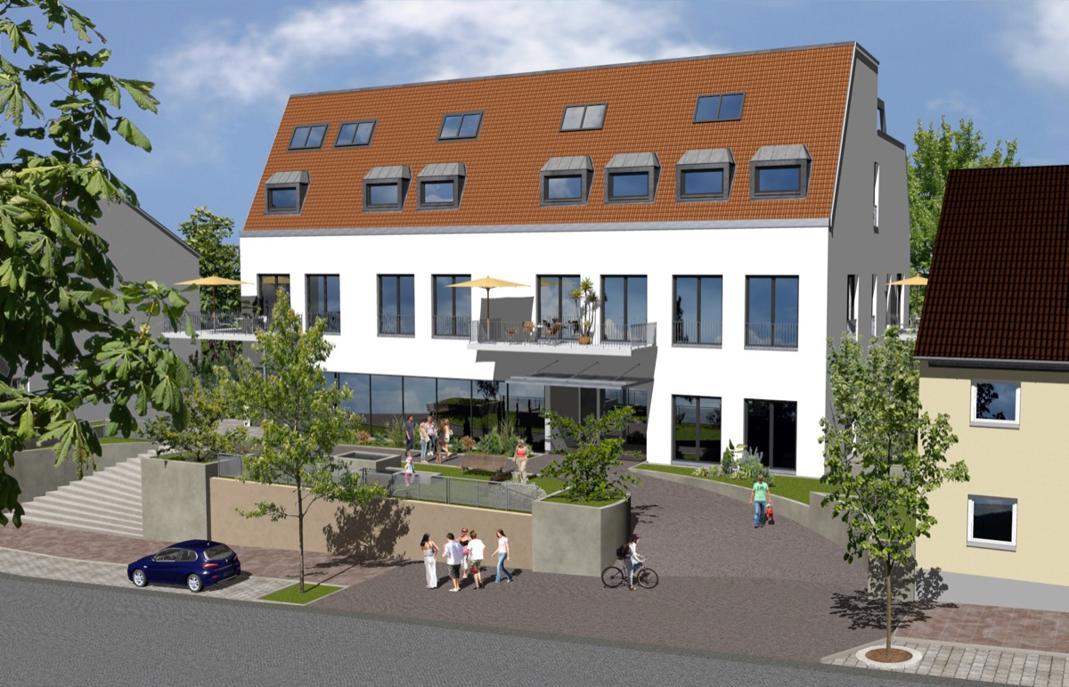 Wohngebäude in München, Visualisierung